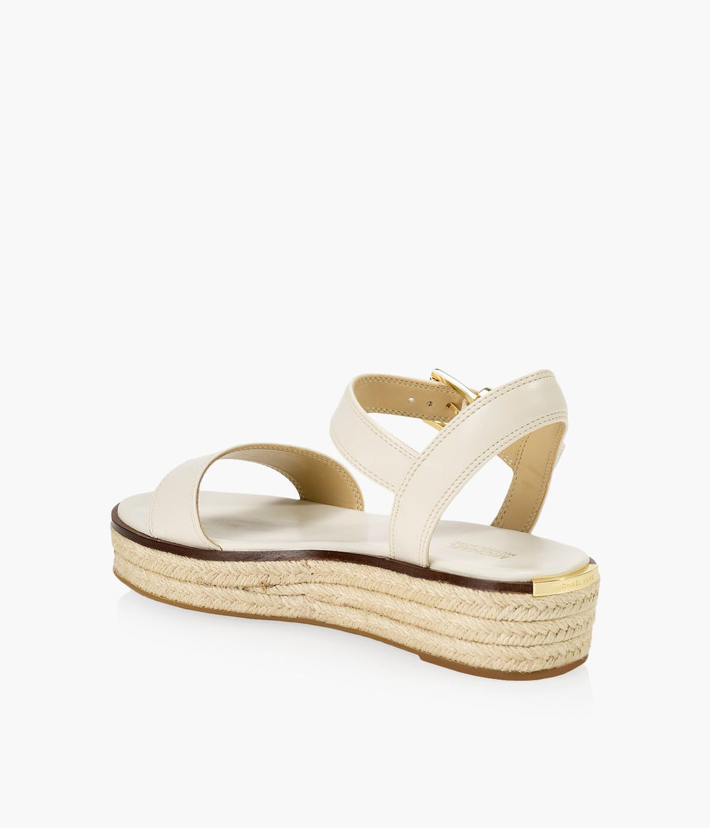 WOMEN'S MICHAEL KORS RICHIE ESPADRILLE LT CREAM SANDAL