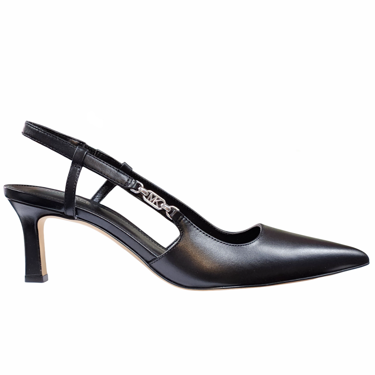 WOMEN S MICHAEL KORS DANIELLA MID SLING BLACK SANDAL Omars Shoes