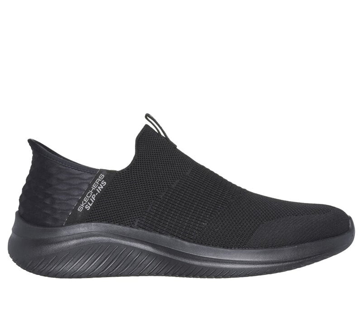 WOMEN'S SKECHERS SLIP-INS FLEX BLACK/BLACK – Omars Shoes