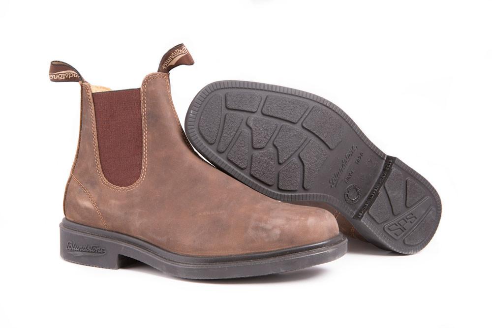 BLUNDSTONE 1306 RUSTIC BROWN CHISEL TOE