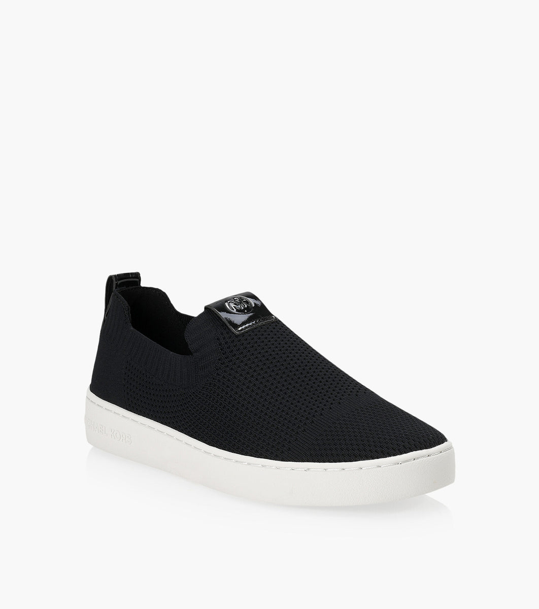 WOMEN S MICHAEL KORS JUNO KNIT BLACK SLIP ON SHOE Omars Shoes