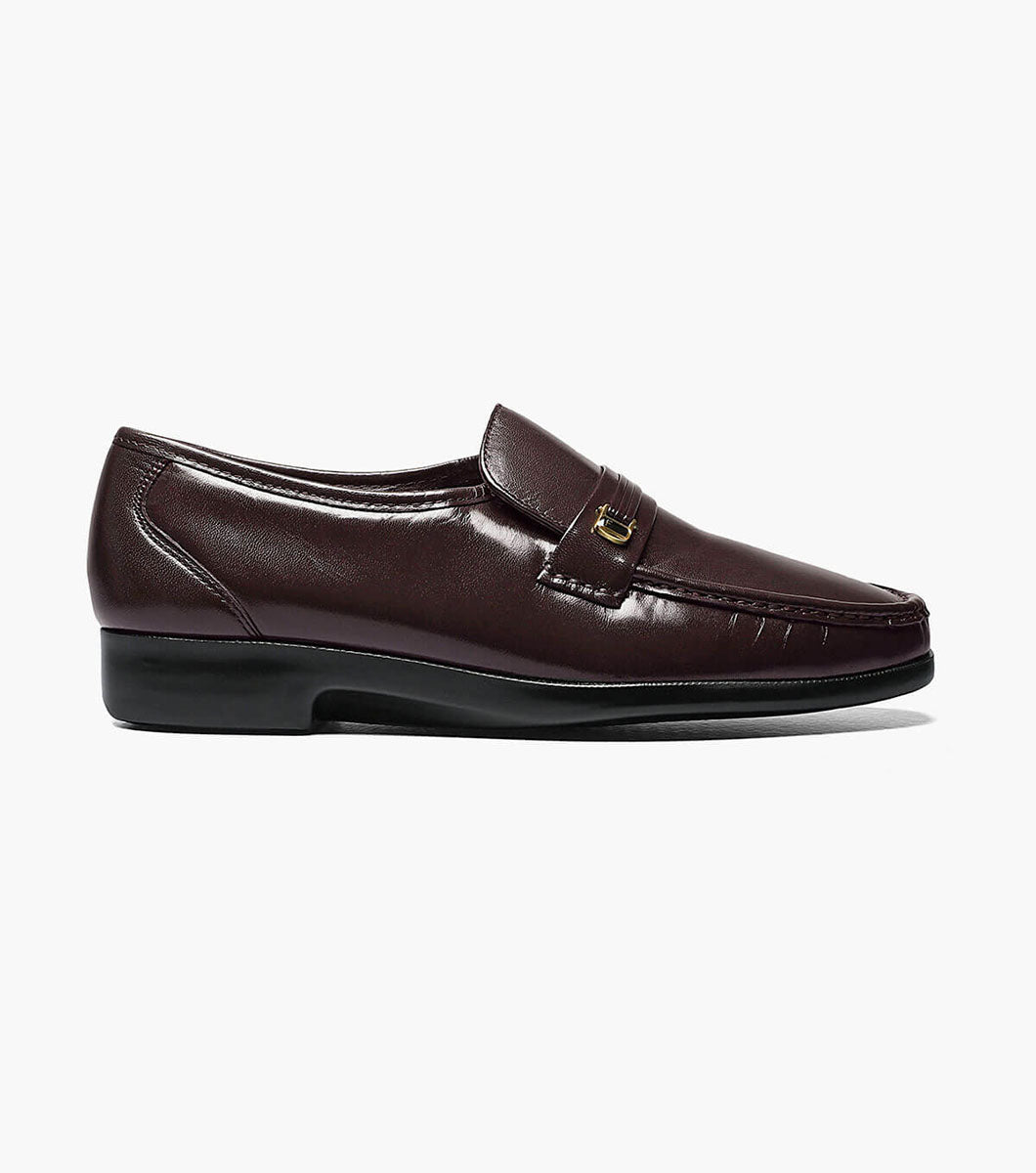 MEN'S FLORSHEIM RIVA BURGUNDY SLIP ON DRESS SHOE – Omars Shoes