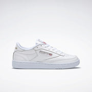 WOMEN'S REEBOK CLUB C 85 WHITE/LIGHT GREY SNEAKER