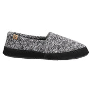 MEN'S ACORN MOC BLACK TWEED SLIPPER