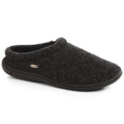 MEN'S ACORN DIGBY GORE BLACK TWEED SLIPPER