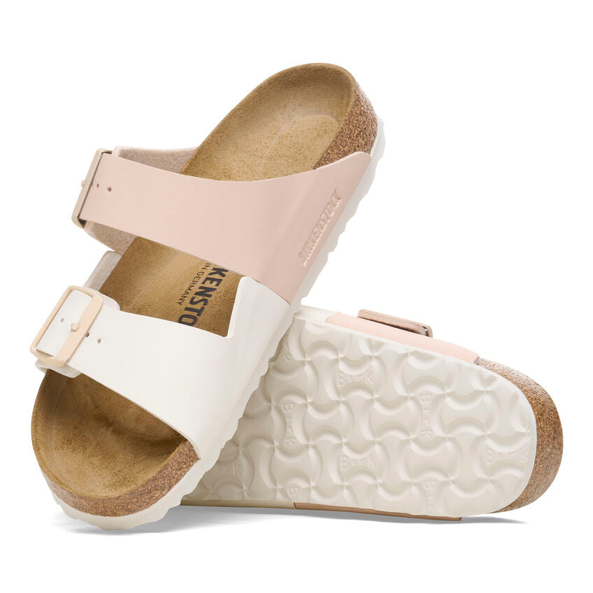 Birkenstock arizona white sole hotsell