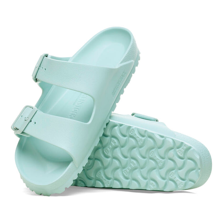 Sole of Women's Birkenstock Arizona Surf Green Ava  - Omars Shoes