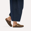 BIRKENSTOCK BOSTON BIG BUCKLE CARAFE NUBUCK CLOG