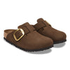 BIRKENSTOCK BOSTON BIG BUCKLE CARAFE NUBUCK CLOG