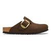 BIRKENSTOCK BOSTON BIG BUCKLE CARAFE NUBUCK CLOG