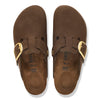 BIRKENSTOCK BOSTON BIG BUCKLE CARAFE NUBUCK CLOG
