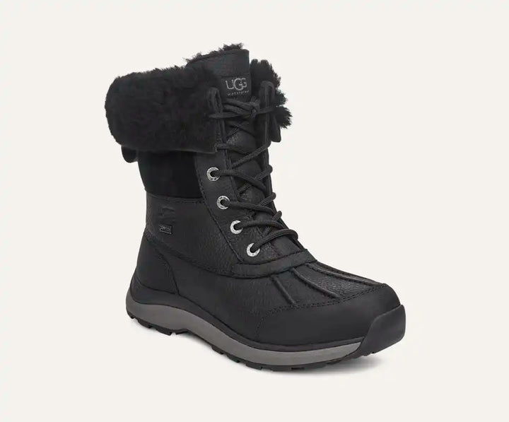 WOMEN'S UGG ADIRONDACK III BLACK WINTER BOOTS