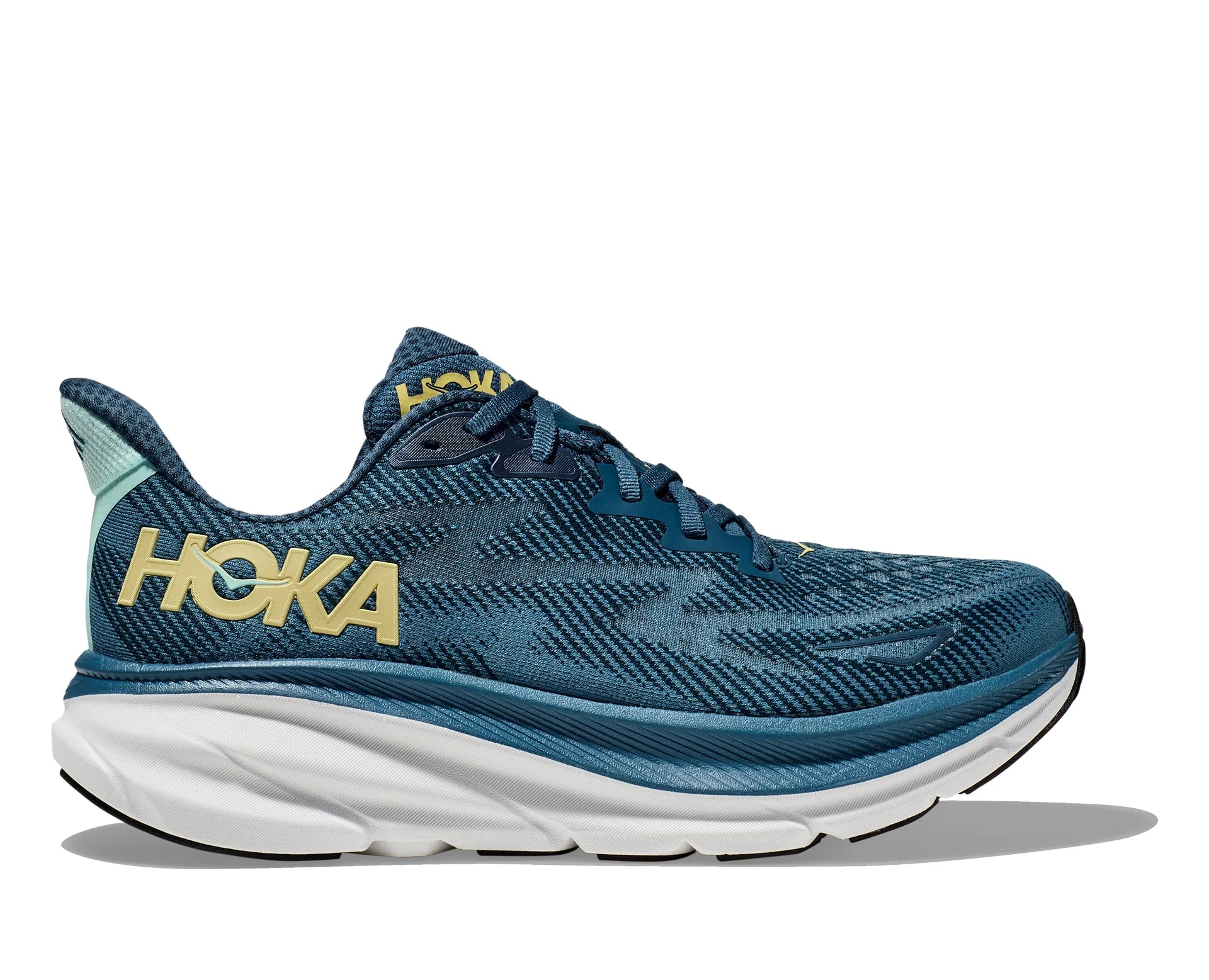MEN S HOKA CLIFTON 9 MIDNIGHT OCEAN BLUESTEEL RUNNING SHOE Omars Shoes