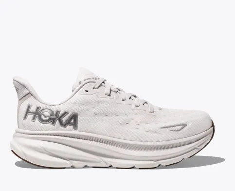 WOMEN'S HOKA CLIFTON 9 NIMBUS CLOUD/WHITE RUNNING SHOE