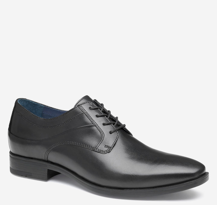 MEN'S JOHNSTON & MURPHY GIBBONS PLAIN TOE BLACK SHOE