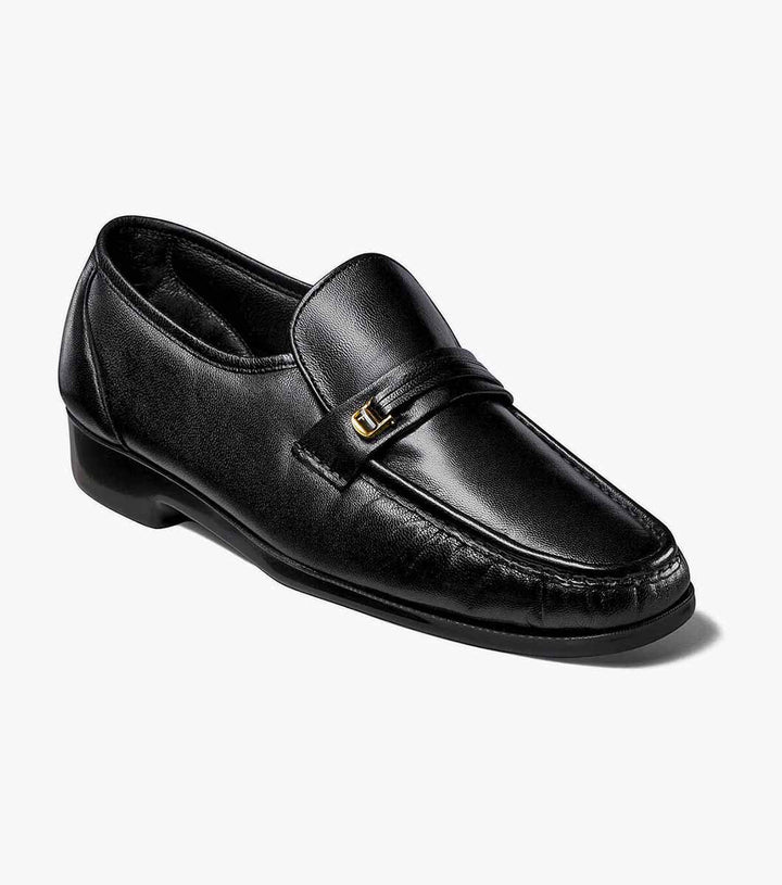 MEN'S FLORSHEIM RIVA BLACK SLIP ON DRESS SHOE