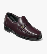 MEN'S FLORSHEIM RIVA BURGUNDY SLIP ON DRESS SHOE