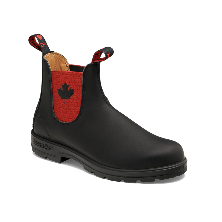 BLUNDSTONE 1474 EH! BOOT IN BLACK WITH RED ELASTIC