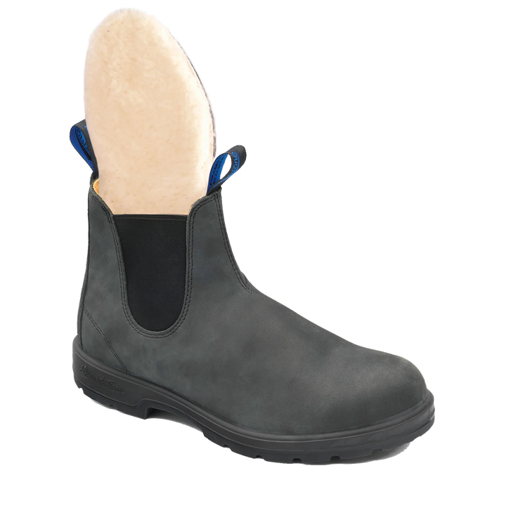 BLUNDSTONE 1478 RUSTIC BLACK WINTER THERMAL CLASSIC - Omars Shoes