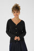 WOMEN'S CREAM DELA PITCH BLACK CARDIGAN