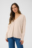 WOMEN'S CREAM DELA ANCIENT SCROLL PULLOVER