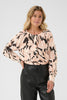 WOMEN'S CREAM REESE ROSE DUST FLOWER BLOUSE