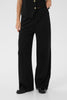 WOMEN'S CREAM ANETT PITCH BLACK WIDE PANTS
