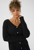 WOMEN'S CREAM DELA PITCH BLACK CARDIGAN