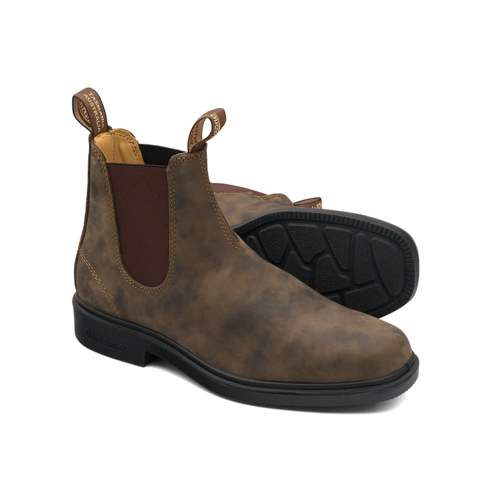 BLUNDSTONE 1306 RUSTIC BROWN CHISEL TOE