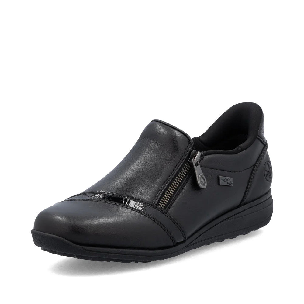 WOMEN'S RIEKER 47264-00 BLACK WINTER BOOT – Omars Shoes