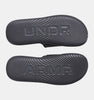 MEN'S UNDER ARMOUR IGNITE PRO BLACK/WHITE SLIDES - Omars Shoes