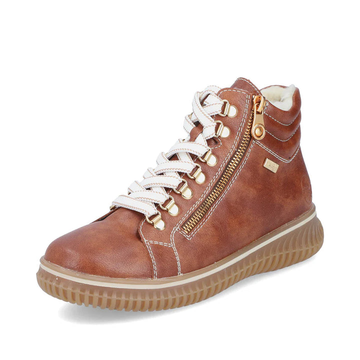 WOMEN'S RIEKER 74233-24 BROWN WINTER BOOT