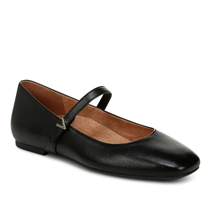 WOMEN'S VIONIC ALAMEDA BLACK FLAT SHOE