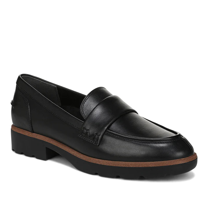 WOMEN'S VIONIC CLEO BLACK LEATHER LOAFER