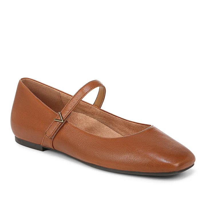 WOMEN'S VIONIC ALAMEDA TAN FLAT SHOE