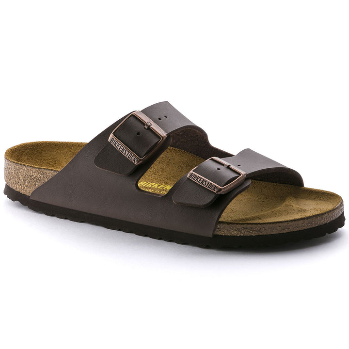 Birkenstock Arizona Birko-Flor/Brown Sandal - Availble at Omars Shoes, Aurora, Newmarket Ontario Canada 