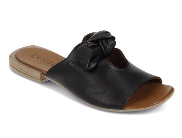 WOMEN'S BUENO AUDREY BLACK SLIDE SANDAL