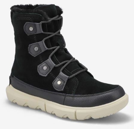 WOMEN'S SOREL EXPLORER II BLACK WINTER BOOT