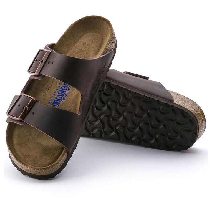 Birkenstock Arizona Oiled Leather Soft Footbed Havana Sandal - Omars Shoes Aurora, Newmarket, Ontario Canada