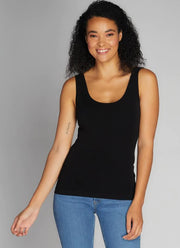 WOMEN'S C'EST MOI BAMBOO SHORT TANK/BLACK