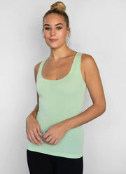 WOMEN'S C'EST MOI BAMBOO SHORT TANK/ MINT