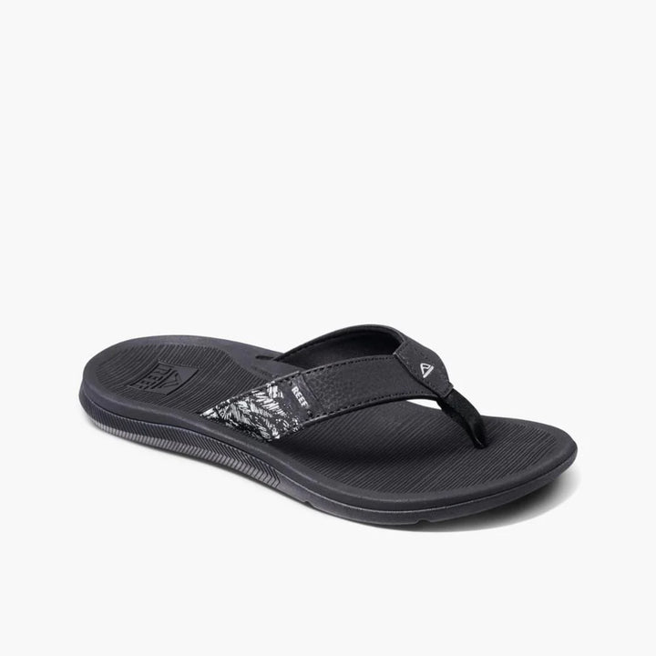 WOMEN'S REEF SANTA ANA BLACK/WHITE SANDAL