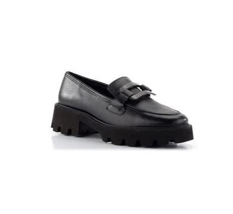 WOMEN'S ARA OXFORD BLACK LOAFER