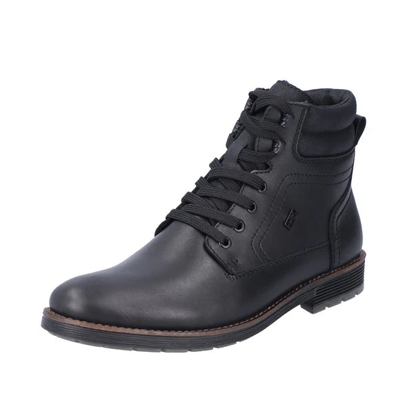 MEN'S RIEKER F4544-00 BLACK WINTER BOOT