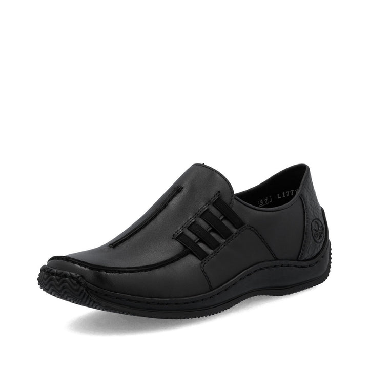 WOMEN'S RIEKER L1777-00 BLACK SHOE