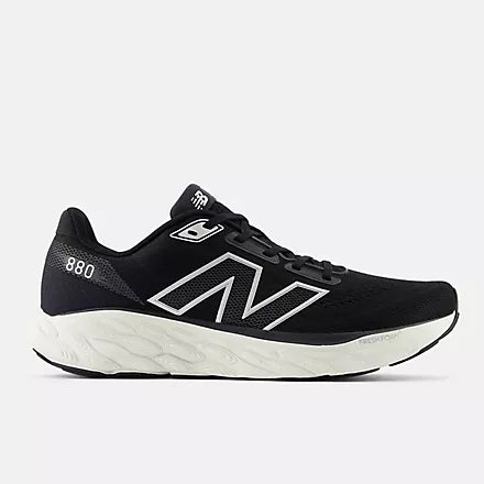 Men s New Balance Fresh Foam X 880v14 9 Black White 2E