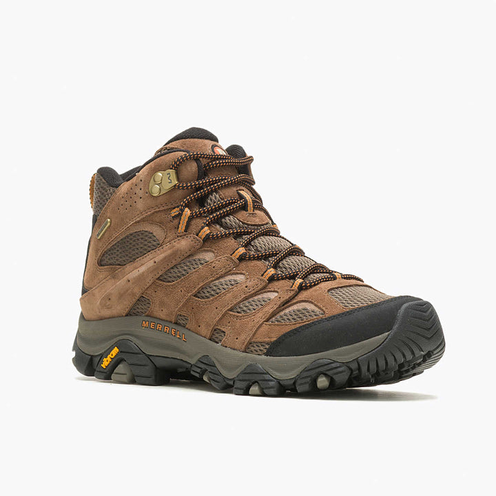 MEN'S MERRELL MOAB 3 MID WATERPROOF EARTH HIKER