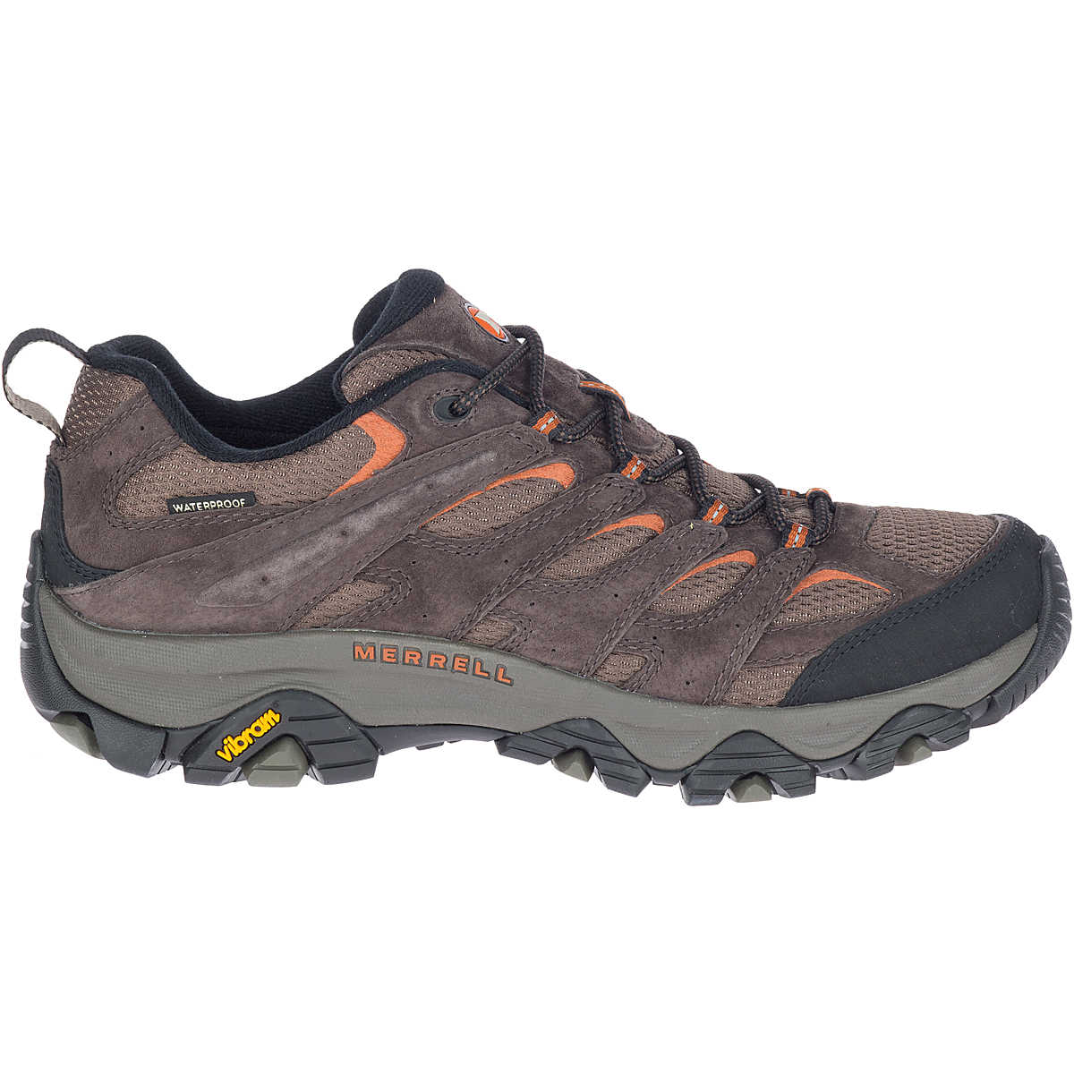 Size 8 Merrell Moab Waterproof Hiking Shoes Espresso Merrell Moab Speed Zip Gore-Tex shoes - Forest/Espresso  main image 3