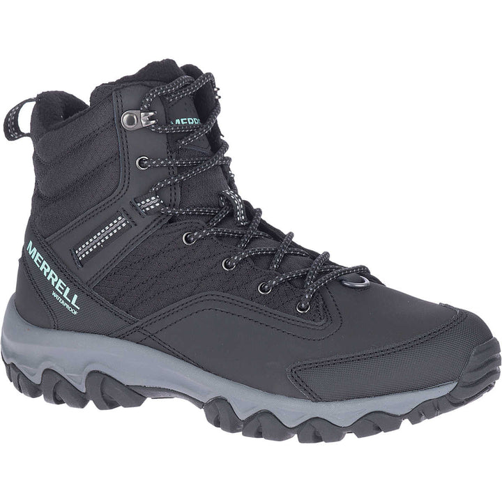 WOMEN'S MERRELL THERMO AKITA MID WP BLACK WINTER BOOT