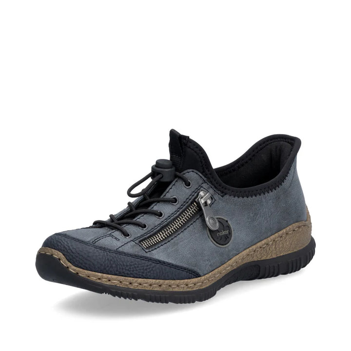 WOMEN'S RIEKER N3267-14 BLUE SNEAKER